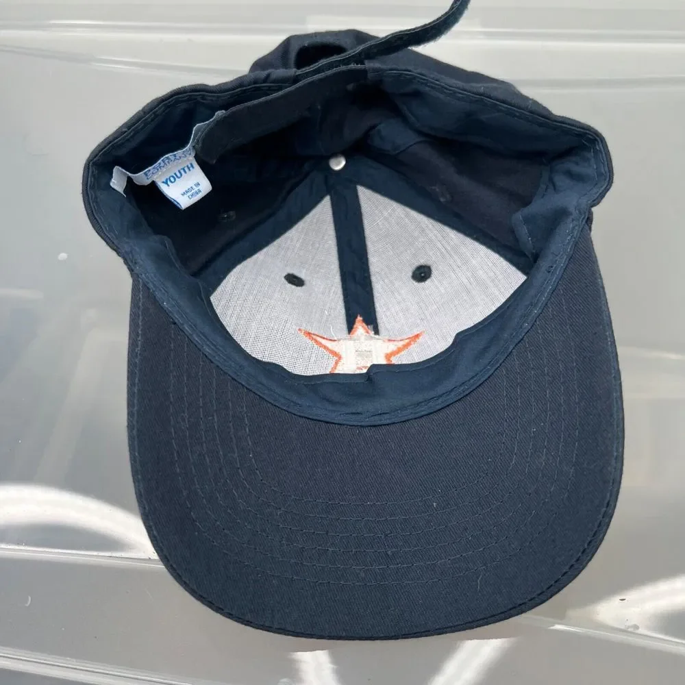Houston‎ Astros Hat Boys Blue Strap Baseball Cap MLB Sports Team Texas Youth